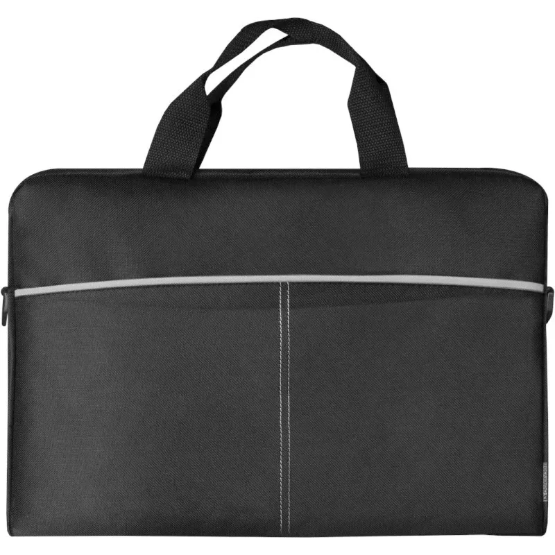 Soma klēpjdatoram DEFENDER Lite 39,6 cm (15,6 collu) Melna/Pelēka, poliesters, rāvējslēdzējs, rokturis, noņemama plecu siksna