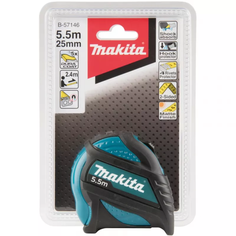 Makita B-57146 mērlente, 5,5 m (zila)