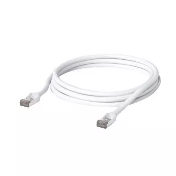 Tīkla kabelis Ubiquiti UACC-CABLE-PATCH-OUTDOOR-3M-W RJ-45 Cat5e 3 m Balts S/UTP TPE