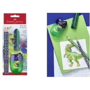 Rakstāmpiederumu komplekts Faber-Castell Dino Green 111519