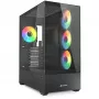 PC korpuss Sharkoon AK6 RGB, ATX, Melns