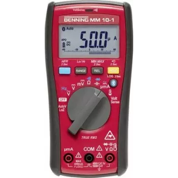 Benning MM 10-1 rokas multimetrs digitālais datu reģistrators CAT IV 600 V Displejs (skaitījumi): 6000 (044687)