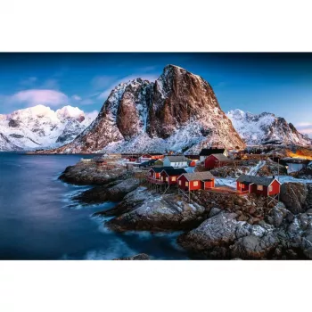 Puzle Ravensburger Lofoten Norvēģija 3000 gab. Ainava