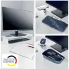 Monitora statīvs LEITZ Freestanding 64340001 — brīvi stāvošs galda statīvs 61 cm (24 collu) ekrāniem, 20 kg ietilpība, augstuma regulēšana, balts