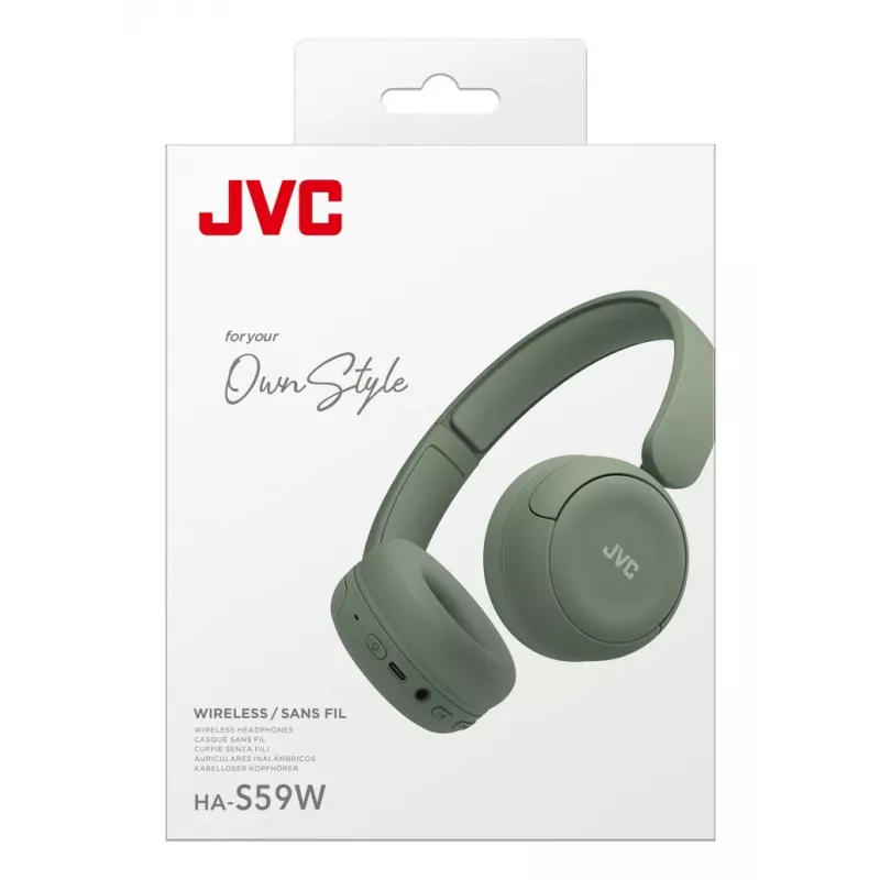 JVC HA-S59W Bezvadu austiņas ar Bluetooth, zaļas
