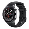 OnePlus Watch 2 - 46 mm - viedpulkstenis ar fluoroelastomēra siksniņu - plaukstas locītava 140-210 mm - 3.63 cm (1.43) displejs