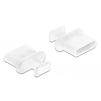 Putekļu aizsargvāciņš USB Type-C DeLOCK 64094 Balts 10 gab.