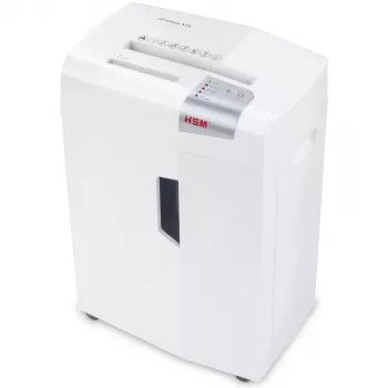 Papīra smalcinātājs HSM X15, daļiņu griezums P-4, 23 cm darba platums, 16 loksnes, 26 L grozs, sudrabs