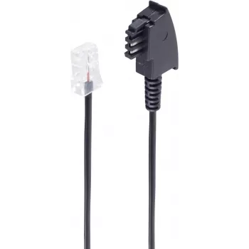 Telefona kabelis ShiverPeaks BS70002-0.5, 0,5 m, RJ-45 uz TAE (F)