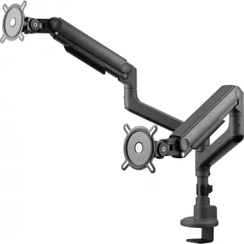 Universāla smagās slodzes monitora roka DM 5210 Dual Heavy Duty, Monitor Mount melna, 43 - 127cm (17 - 50) monitoriem