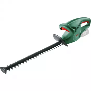 Elektriskie dzīvžogu šķēres Bosch EasyHedgeCut 18-45 — 45 cm dubultā asmens, 18V akumulators, 2.3 kg