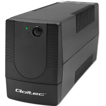 Qoltec 53774 nepārtrauktās barošanas avots (UPS) Line-Interactive 1 kVA 600 W 1 AC izeja