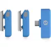 Bezvadu lavaljē mikrofons Rode Wireless Micro — zils (WIMICROCBLU)