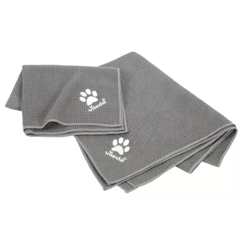 VILEDA Pet Wipes 172650 450x700 mm, poliestera, mazgājams, pelēks