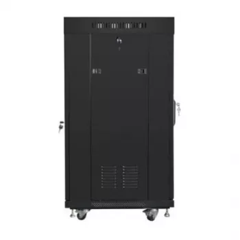 Rack skapis 19 collu 22U 600x600 mm melns LANBERG FF01-6622-12BL
