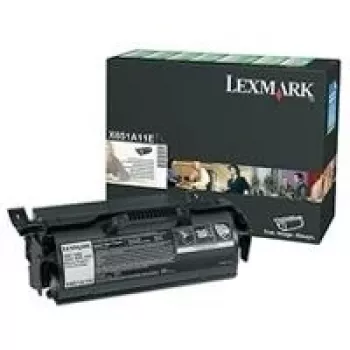 Lexmark Toner X651A11E - Melns - 7 000 lappušu ietilpība (X651A11E)