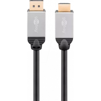 Wentronic 71460 Adapteris Displeja Ports–HDMI Melns–Pelēks (71460)