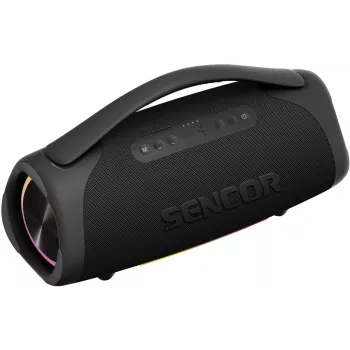 Portatīvais skaļrunis SENCOR RESONEXMAXI, 100 W, IPX7 ūdensizturīgs, 10 000 mAh akumulators, Bluetooth 5.3, USB-C uzlāde