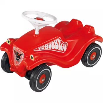 Braucamā mašīna Simba-Dickie BIG Bobby Car Classic sarkana ar Whisper Wheels un apavu kopšanas komplektu