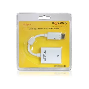 Video kabeļa adapteris DeLOCK 61765 DisplayPort uz DVI-I 0,125 m