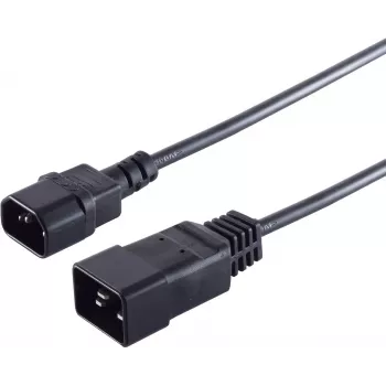 Strāvas kabelis melns S/CONN 60016-5 5m IEC C20 IEC C19