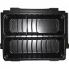 Varioeinsatz 2-fach P-83680, Einlage schwarz, für MAKPAC Koffer
