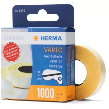 Papīra uzlīmes HERMA Vario papildinājuma rullis 1000 gab.