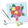 Ravensburger krāsošanas komplekts CreArt – Rožu pušķis, krāso pēc numuriem (modelis 25520)