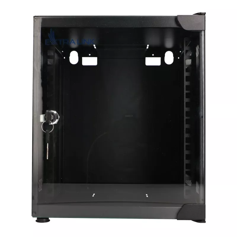 EXTRALINK LITE 6U 10 inch 280x310 mm sienas skapis melns