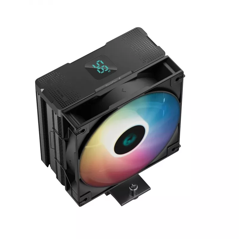 DeepCool AG400 Digital BK ARGB procesora dzesētājs 12 cm Melns 1 gab.