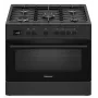 Ravanson KWGE-K90 Cheff Modern Black gāzes un elektriskā plīts (melna)