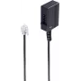 shiverpeaks BS71050 Telefona kabelis 0,2 m Melns