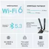 TP-LINK Archer TX10E AX900 PCIe Wi-Fi 6 Bluetooth adapteris