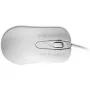 Vadu ambidextrous optiskā pele ManMachine Man & Machine C Mouse — USB Type-A, lāzers 1000 DPI, 3 pogas, ritināšanas ritenis (higiēniskā balta)