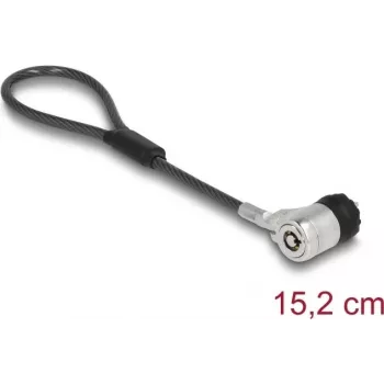 Kabeļa slēdzene Navilock 20941 Melna Sudraba 0.152 m 4.5 mm
