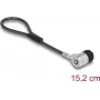 Kabeļa slēdzene Navilock 20941 Melna Sudraba 0.152 m 4.5 mm