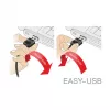 USB kabelis DeLOCK 85553 USB 2.0 5m USB A USB B Melns
