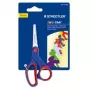 Šķēres Staedtler Noris Club 965 viena asmens, nerūsējošā tērauda asmeņi 14 cm, zili/sarkani