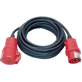 Brennenstuhl H07RN-F 5G2.5 - Pagarinātājs - IEC 60309 16A (F) uz IEC 60309 16A (M) - AC 400 V - 25,0 m - Melns (1167720)