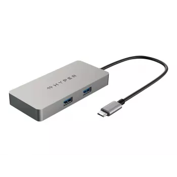 HYPER HDMB2 interfeisa centrmezgls USB 3.2 Gen 1 (3.1 Gen 1) Type-C 5000 Mbit/s Nerūsējošais tērauds