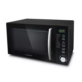 Kombinētā mikroviļņu krāsns ESPERANZA COCINERO 1200 W, 20 L, grils 900 W, LED displejs, novietojama uz galda, melna