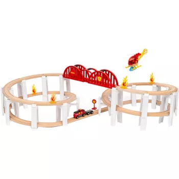 Ravensburger Brio Mega Spiral komplekts – koka vilciena sliežu aksesuārs
