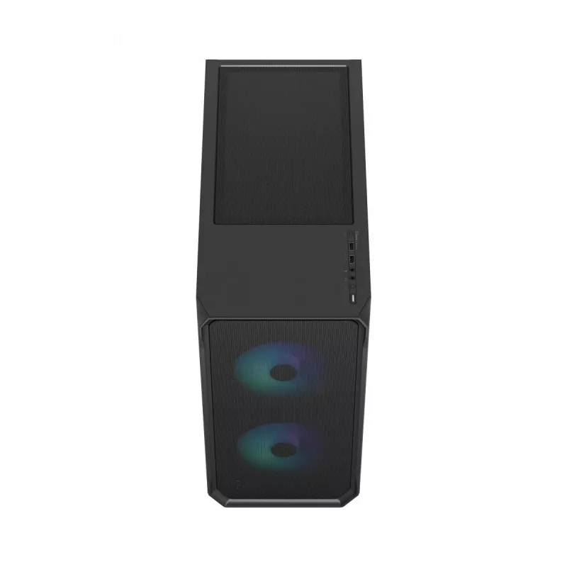 Fractal Design Focus 2 RGB Tempered Glass Mid Tower ATX datora korpuss - Melns