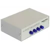 DeLock Switch VGA 4 port manuāls divvirzienu - ekrāna slēdzis - 4 x VGA - Galddatora (87635)