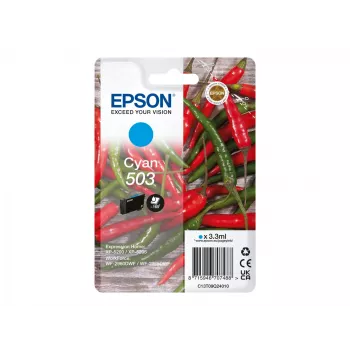 Epson 503 oriģinālā tintes kasetne (ciāna, standarta ietilpība, 1 gab.)