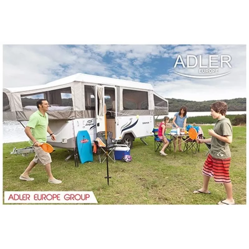 Adler AD 8051 veļas mašīna, augšējā ielāde, 3 kg, balta/zila