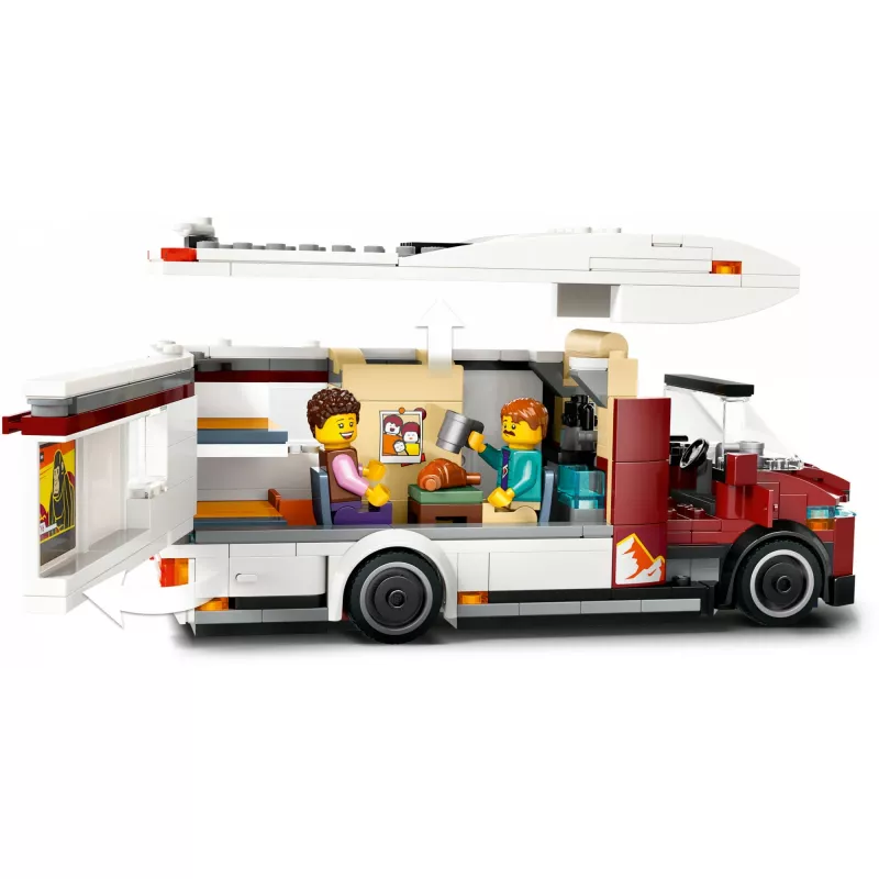 Konstruktors LEGO City Piedzīvojumu Kemperis 60454, 385 gab., augstums 80 mm, vecumam no 6 gadiem