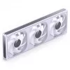 360 mm ARGB PWM Radiatora Ventilatoru Komplekts Jonsbo ZB-360 balts — 3x120 mm PWM ARGB ventilatori šķidruma dzesēšanas radiatoriem