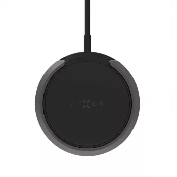 Bezvadu lādētājs FIXED MagPad FIXMPAD2-BK 15W magnētiskais Qi paliktnis, melns