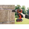 BLACK & DECKER Bezvadu Urbjmašīna/Skrūvgriezis ar 2.0 Ah/4.0 Ah Akumulatoru | BCD003MEM2K-QW | 18 V | 2.0/4.0 Ah | Litija